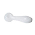 Glass Spoon Pipe Large White